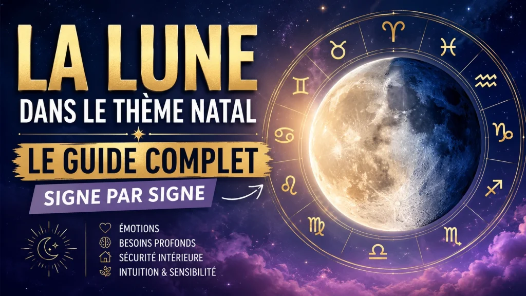 La Lune dans le thème natal le guide complet, signe par signe