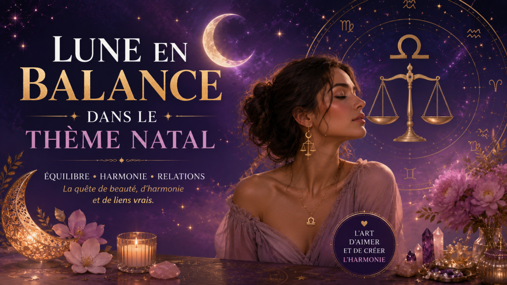 Lune en Balance dans le thème natal