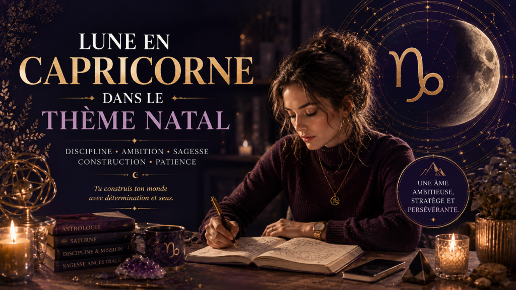 Lune en Capricorne dans le thème natal