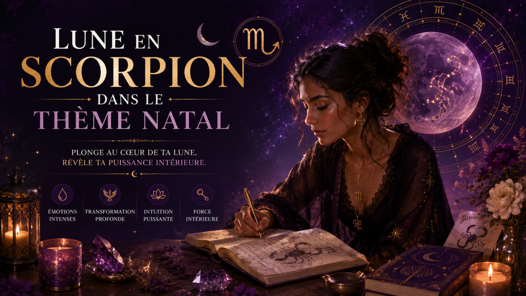 Lune en Scorpion dans le thème natal
