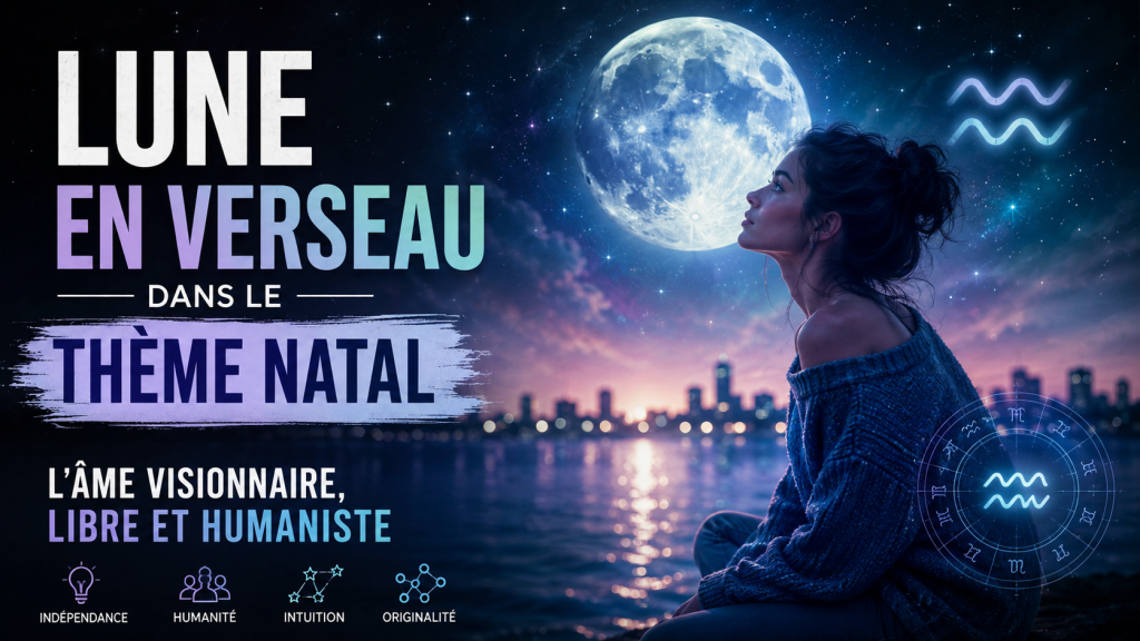 Lune en Verseau dans le thème natal